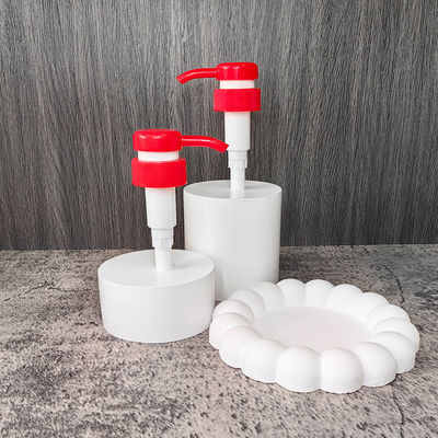 Cosmetic Cream Pump 4cc Dosage Lotion Screw Pump For Round Bottle 33/410