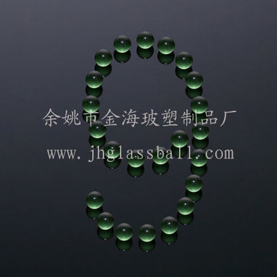 Transparent Green Glassball With G100 Prime Soda Lime Glass Balls Customization