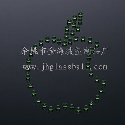 Transparent Green Glassball With G100 Prime Soda Lime Glass Balls Customization