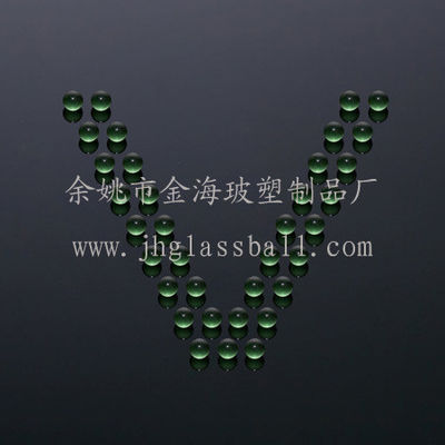 Transparent Green Glassball With G100 Prime Soda Lime Glass Balls Customization