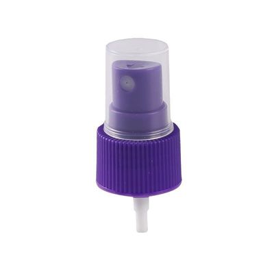 Round Bottle Fine Mist Colorful Cream Pump With Customization And Ribbed Smooth Collar